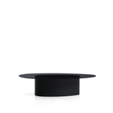 Couchtisch Olir aus gehärtetem Glas und Stahl 140 x 80 cm von Kave Home – Bild 1