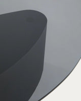 Couchtisch Olir aus gehärtetem Glas und Stahl 140 x 80 cm von Kave Home – Bild 6