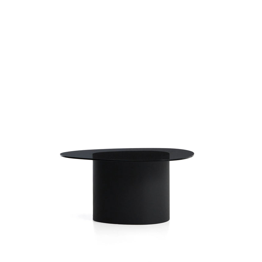 Couchtisch Olir aus gehärtetem Glas und Stahl 82 x 74 cm von Kave Home – Bild 1