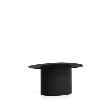 Couchtisch Olir aus gehärtetem Glas und Stahl 82 x 74 cm von Kave Home – Bild 3