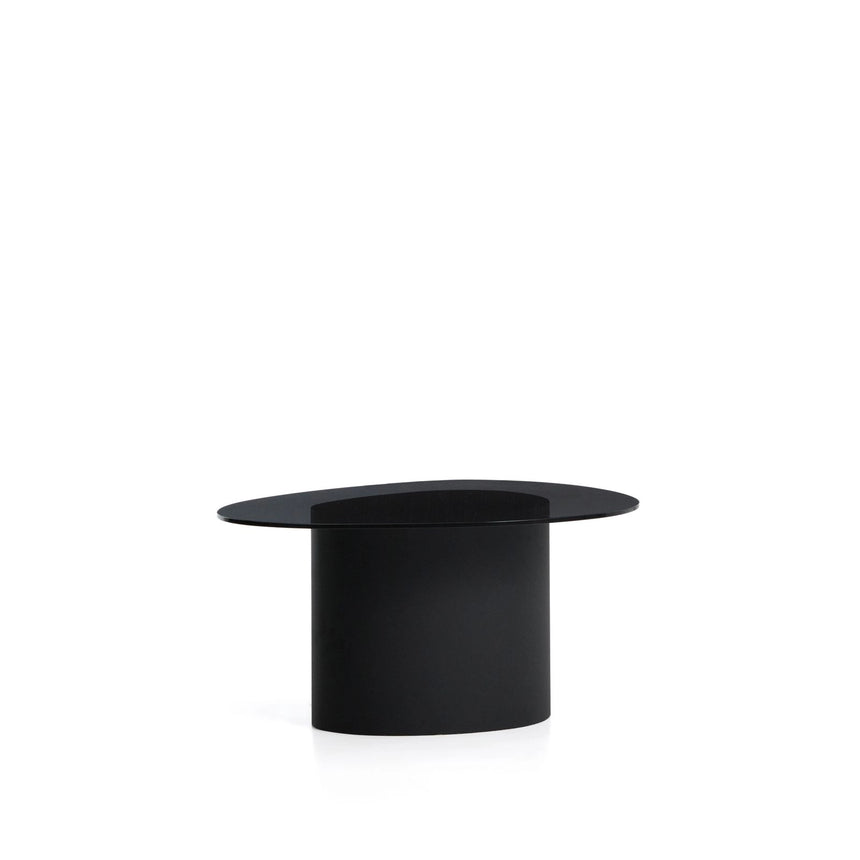 Couchtisch Olir aus gehärtetem Glas und Stahl 82 x 74 cm von Kave Home – Bild 3