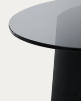 Couchtisch Olir aus gehärtetem Glas und Stahl 82 x 74 cm von Kave Home – Bild 5