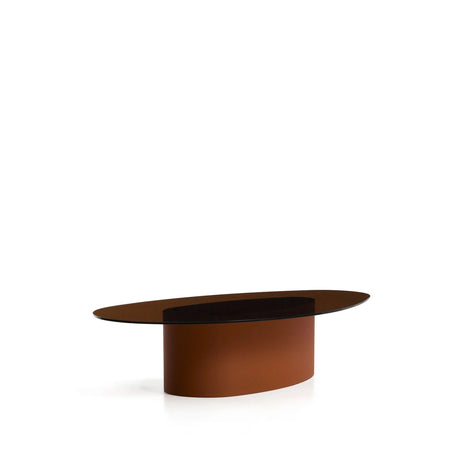 Couchtisch Olir aus gehärtetem Glas und braunem Stahl 140 x 80 cm von Kave Home – Bild 3