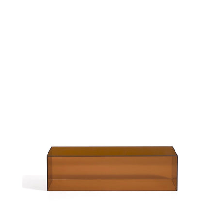 Couchtisch Orlia aus gehärtetem Glas in Braun, 110 x 50 cm von Kave Home – Bild 1