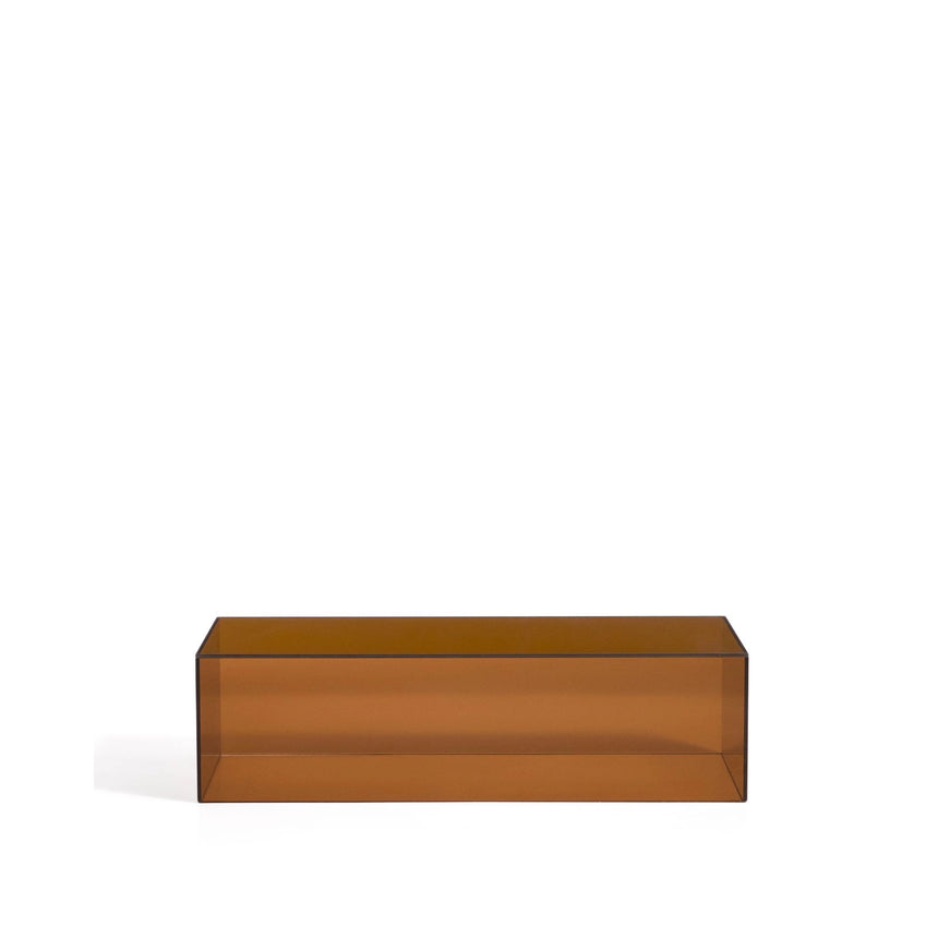 Couchtisch Orlia aus gehärtetem Glas in Braun, 110 x 50 cm von Kave Home – Bild 1