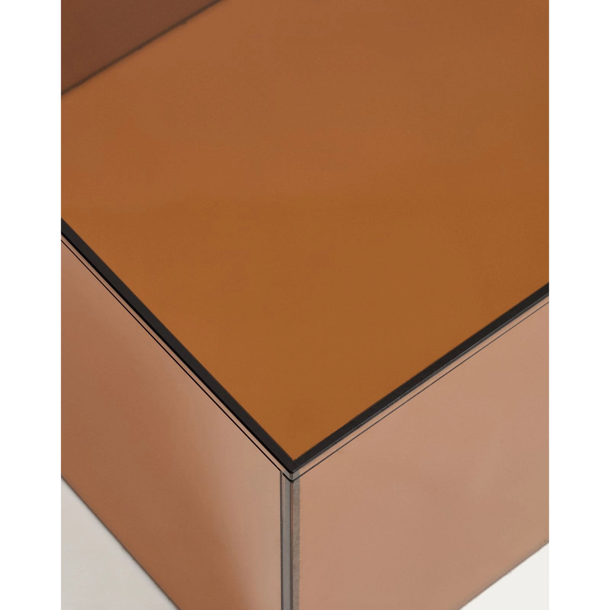 Couchtisch Orlia aus gehärtetem Glas in Braun, 110 x 50 cm von Kave Home – Bild 3
