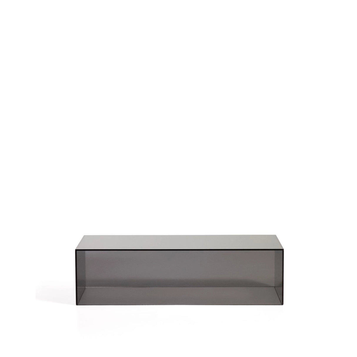 Couchtisch Orlia aus gehärtetem Glas in Dunkelgrau, 110 x 50 cm von Kave Home – Bild 1