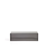 Couchtisch Orlia aus gehärtetem Glas in Dunkelgrau, 110 x 50 cm von Kave Home – Bild 1