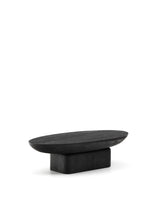 Couchtisch Ovak aus massivem Akazienholz mit schwarzem Finish, FSC 100%, 140 x 70 cm von Kave Home – Produktbild 5