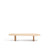 Couchtisch Pirita aus beigem Travertin mit Beinen aus massivem Eichenholz mit naturfarbenem Finish, 147 x 65 cm, FSC 100 % von Kave Home – Bild 1