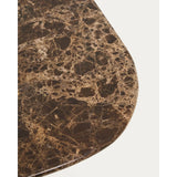 Couchtisch Pirita aus braunem Marmor mit Beinen aus massivem Eichenholz mit naturfarbenem Finish, 147 x 65 cm, FSC 100 % von Kave Home – Bild 10