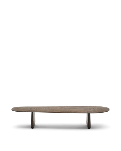 Couchtisch Pirita aus massiver Eiche mit dunklem Finish 146 x 56,5 cm FSC 100% von Kave Home – Produktbild 7