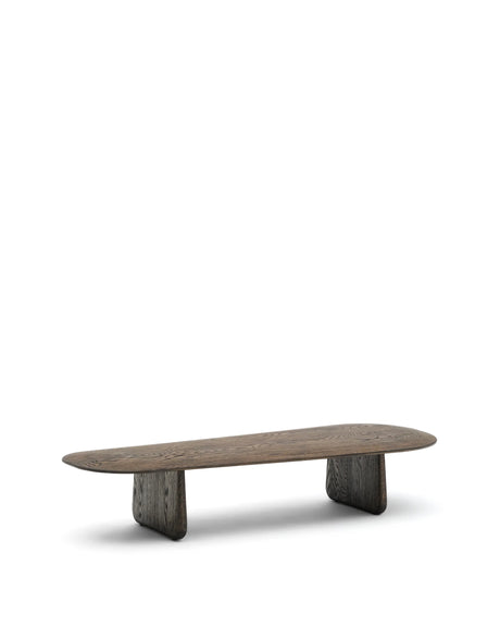 Couchtisch Pirita aus massiver Eiche mit dunklem Finish 146 x 56,5 cm FSC 100% von Kave Home – Produktbild 8