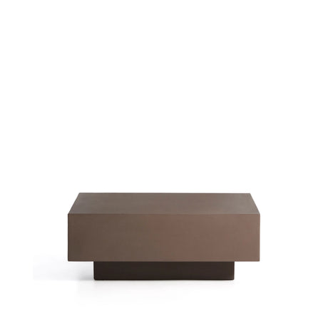 Couchtisch Rustella aus braunem Zement, 80 x 60 cm von Kave Home – Bild 1