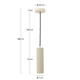 Deckenleuchte Andia aus Aluminium mit beigem Finish von Kave Home – Bild 3