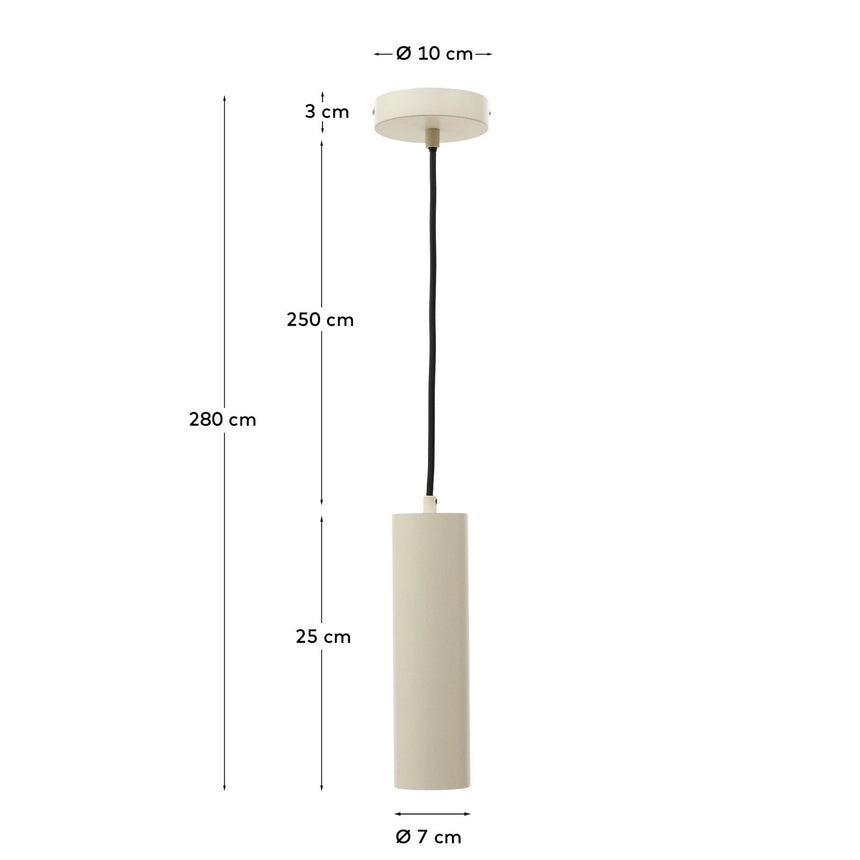 Deckenleuchte Andia aus Aluminium mit beigem Finish von Kave Home – Bild 3