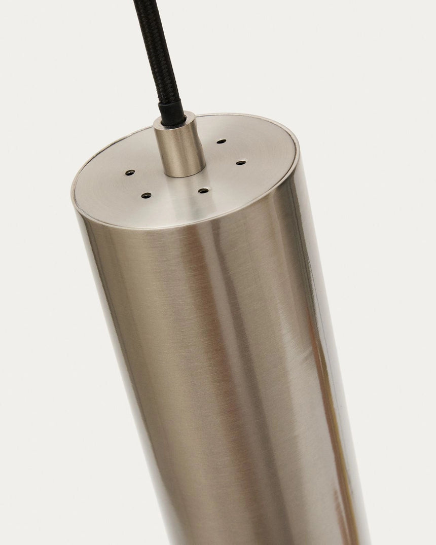 Deckenleuchte Andia aus Aluminium mit gebürstetem, silberfarbene Finish von Kave Home – Bild 5