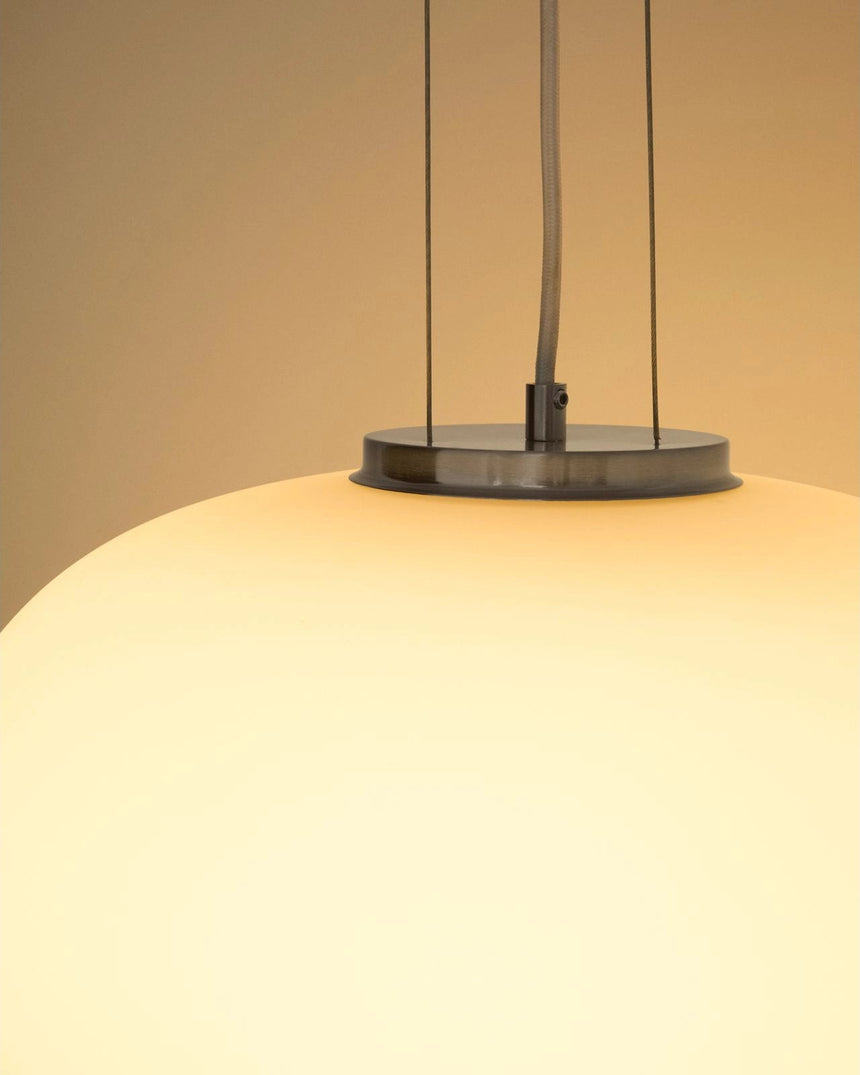 Deckenleuchte Ardali aus Rauchglas und Stahl mit gebürstetem Finish Ø 25 cm von Kave Home – Bild 5