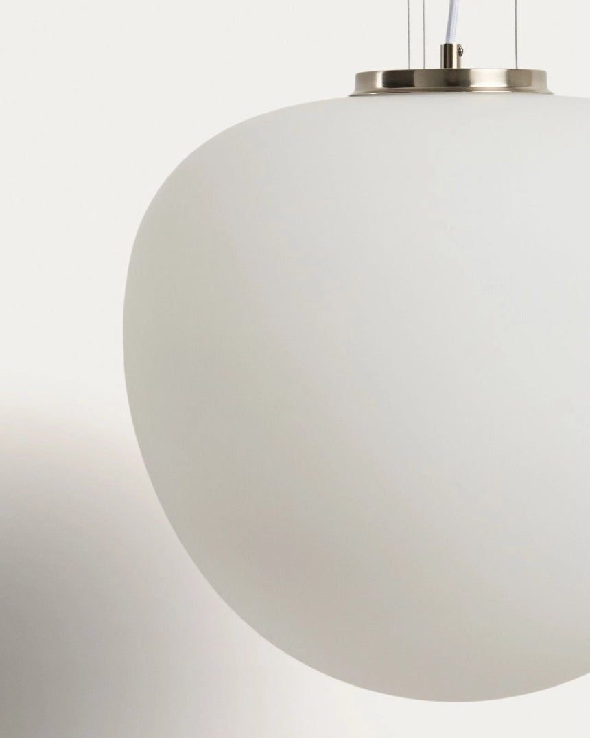 Deckenleuchte Ardali aus Rauchglas und Stahl mit gebürstetem Finish Ø 40 cm von Kave Home – Bild 5