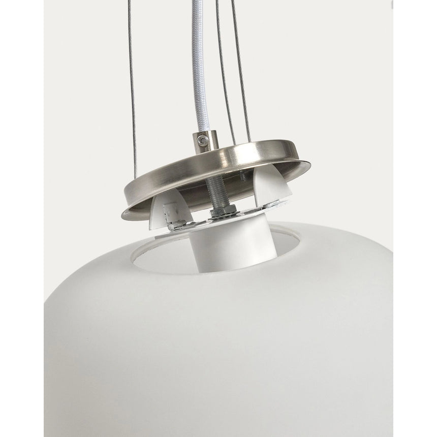 Deckenleuchte Ardali aus Rauchglas und Stahl mit gebürstetem Finish Ø 40 cm von Kave Home – Bild 8