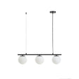 Deckenleuchte Brisia aus Metall mit schwarzem Finish und drei Glaskugeln Ø15 cm von Kave Home – Bild 1