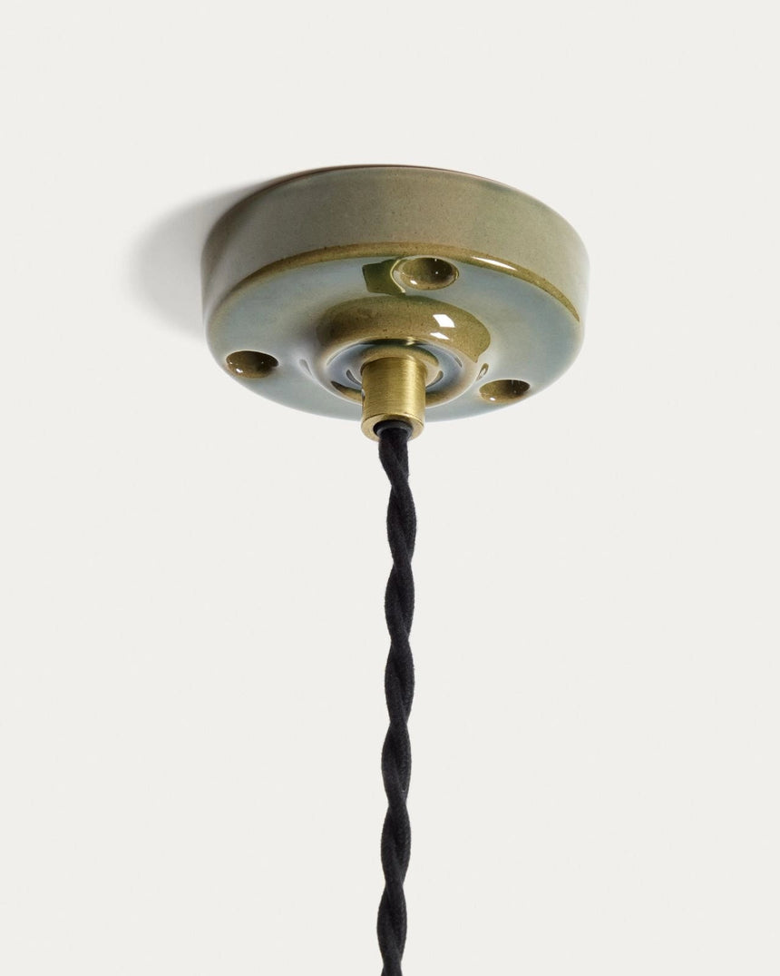 Deckenleuchte Ceren aus grüner Keramik, 29 cm von Kave Home – Bild 5