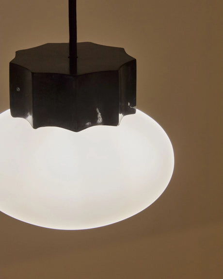 Deckenleuchte Idela aus Rauchglas und schwarzem Marmor, Ø 15 cm von Kave Home – Bild 3
