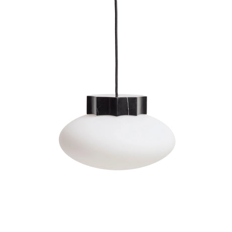 Deckenleuchte Idela aus Rauchglas und schwarzem Marmor, Ø 26 cm von Kave Home – Bild 1