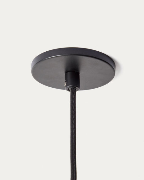Deckenleuchte Idela aus Rauchglas und schwarzem Marmor, Ø 26 cm von Kave Home – Bild 5