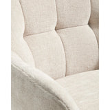 Drehhocker Dorina mit Chenille und Stahlbeinen von Kave Home – Bild 12