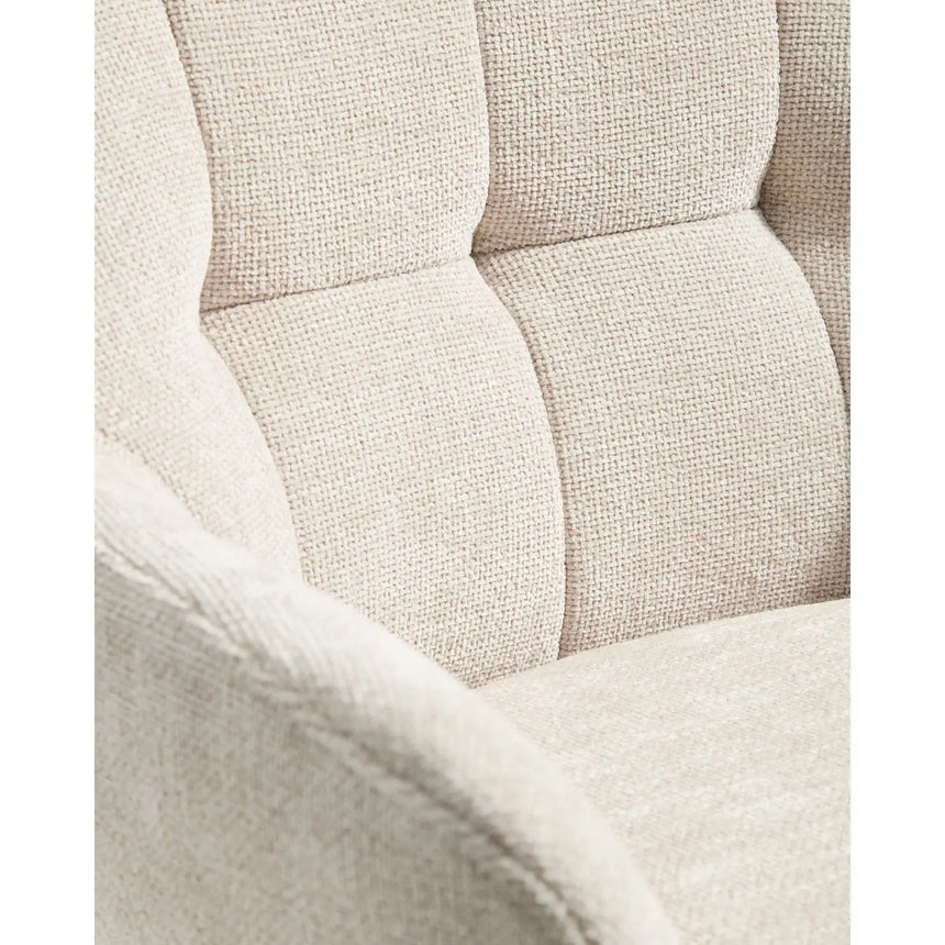 Drehhocker Dorina mit Chenille und Stahlbeinen von Kave Home – Bild 12