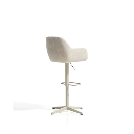 Drehhocker Dorina mit Chenille und Stahlbeinen von Kave Home – Bild 6