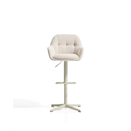 Drehhocker Dorina mit Chenille und Stahlbeinen von Kave Home – Bild 7