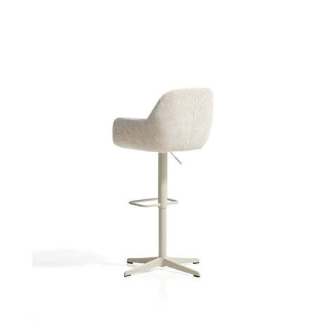 Drehhocker Dorina mit Chenille und Stahlbeinen von Kave Home – Bild 8