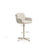 Drehhocker Lexa mit Chenille und Stahlbeinen, verschiedene Finishes von Kave Home – Bild 1