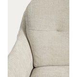 Drehhocker Lexa mit Chenille und Stahlbeinen, verschiedene Finishes von Kave Home – Bild 16