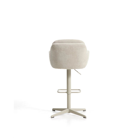 Drehhocker Lexa mit Chenille und Stahlbeinen, verschiedene Finishes von Kave Home – Bild 8