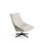 Drehsessel Dirala mit beiger Chenille und schwarz lackiertem Stahl, FSC 100 % von Kave Home – Bild 1