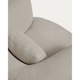 Drehsessel Martina mit Kissen mit Chenille in Steinton FSC Mix Credit von Kave Home – Bild 10
