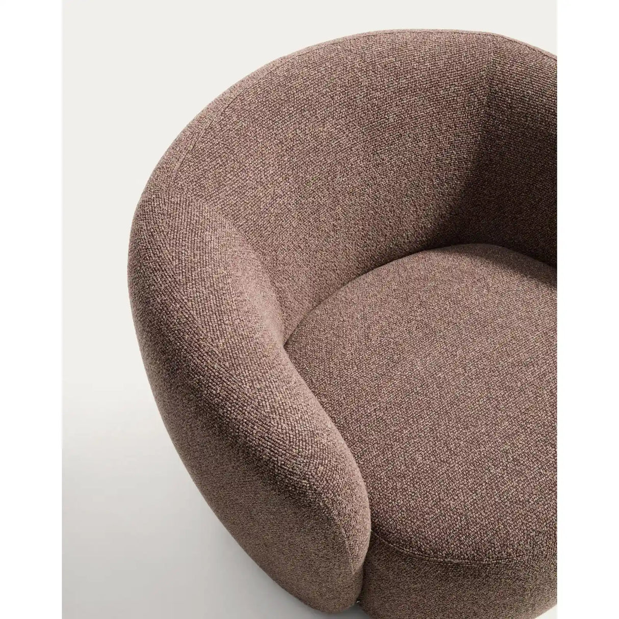 Drehsessel Odenia mit Micro-Bouclé in verschiedenen Farben von Kave Home – Bild 10