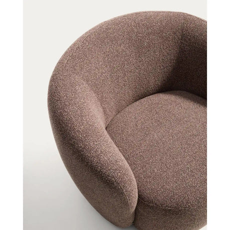 Drehsessel Odenia mit Micro-Bouclé in verschiedenen Farben von Kave Home – Bild 10