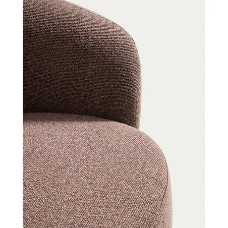 Drehsessel Odenia mit Micro-Bouclé in verschiedenen Farben von Kave Home – Bild 11