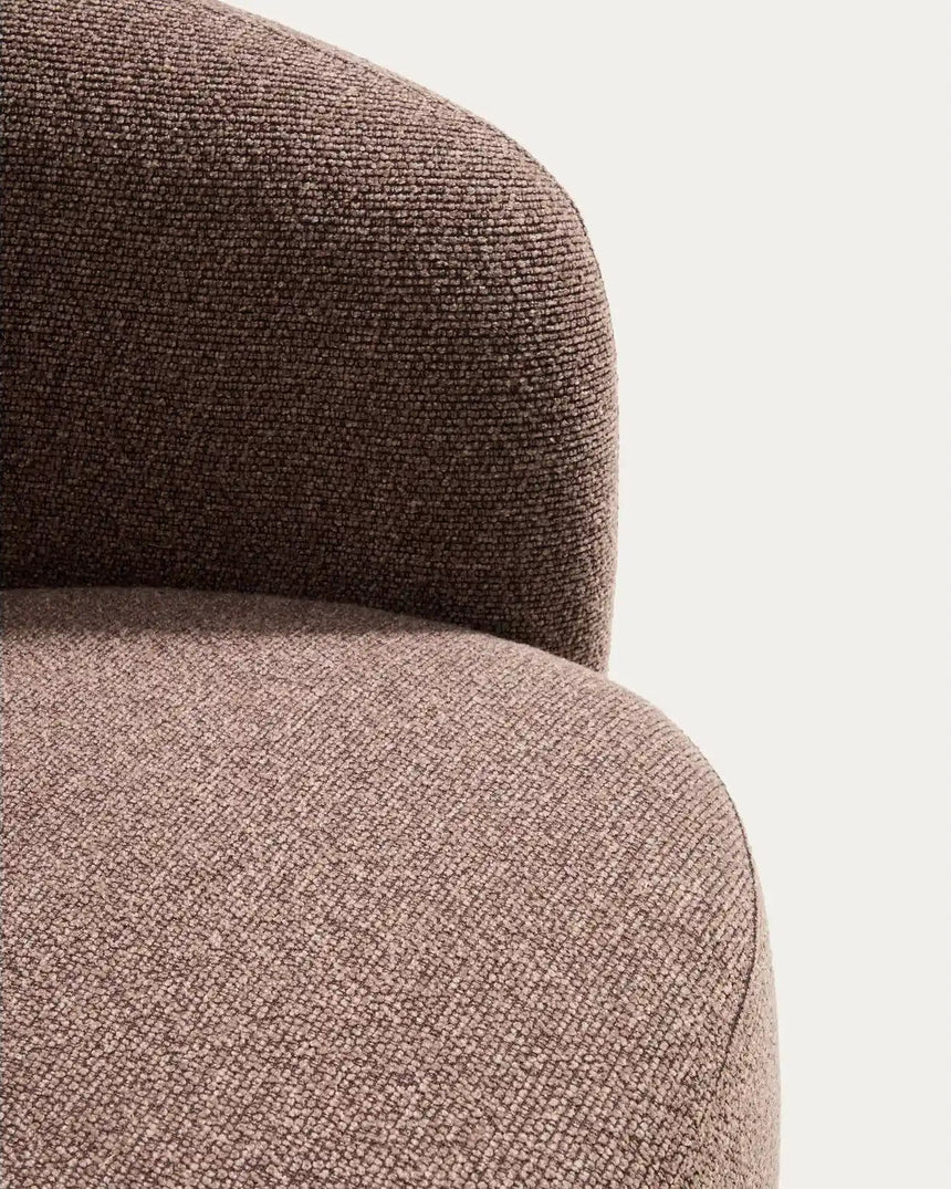 Drehsessel Odenia mit Micro-Bouclé in verschiedenen Farben von Kave Home – Bild 11