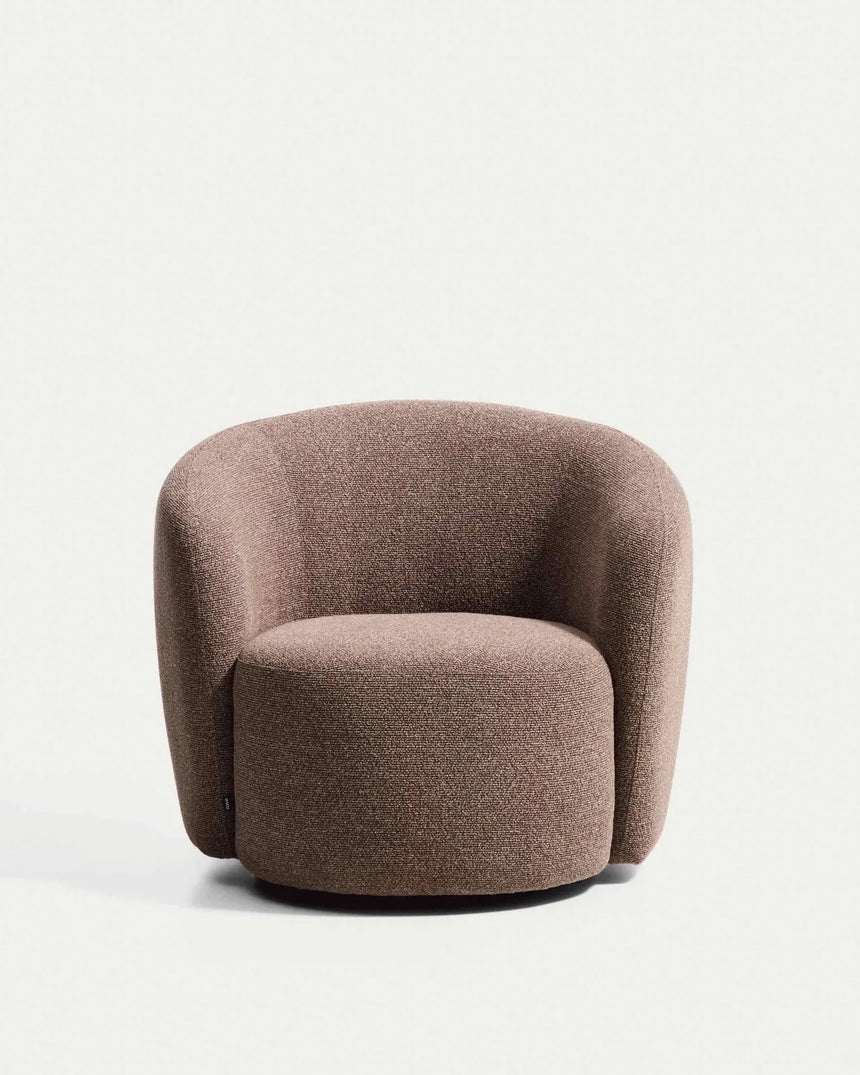 Drehsessel Odenia mit Micro-Bouclé in verschiedenen Farben von Kave Home – Bild 2