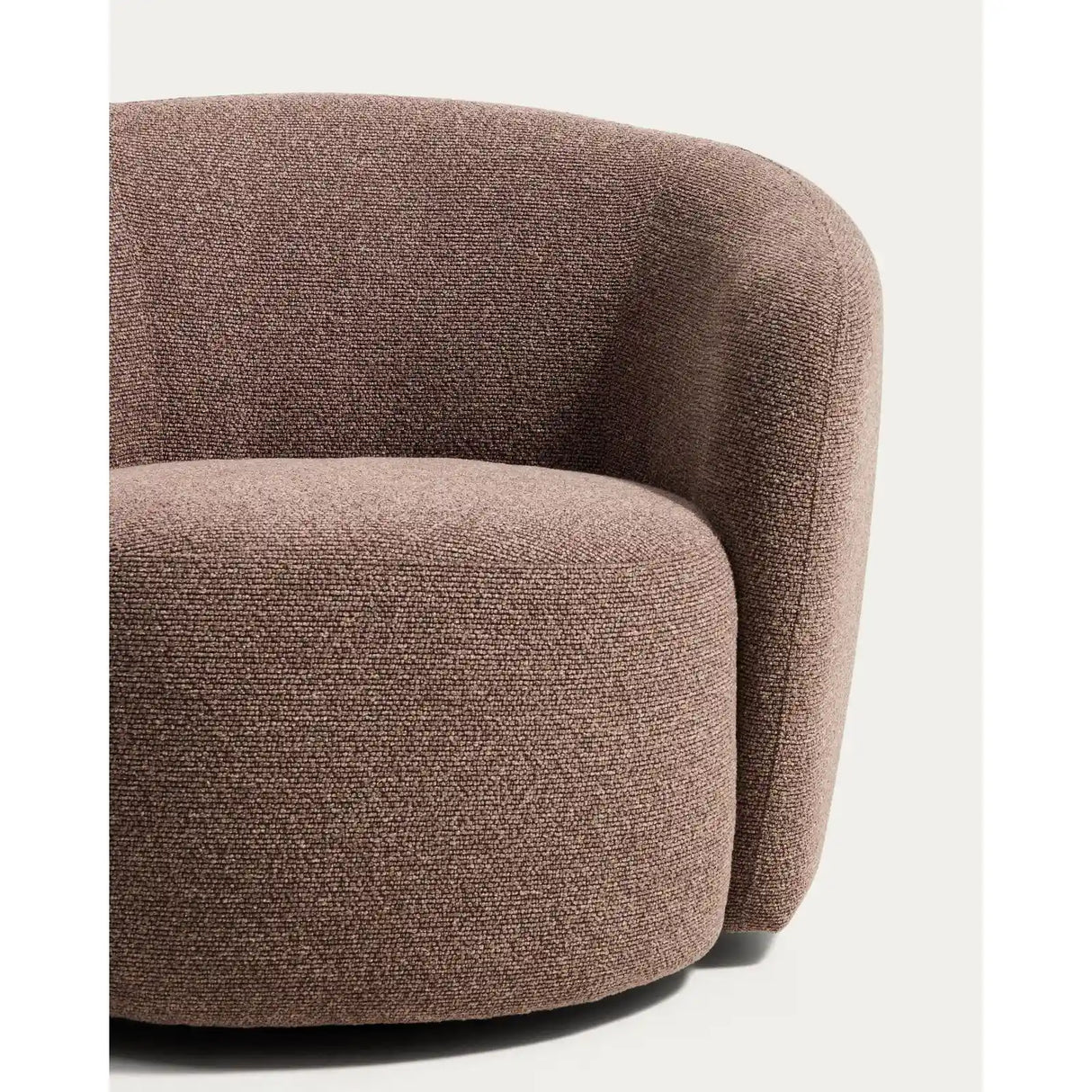 Drehsessel Odenia mit Micro-Bouclé in verschiedenen Farben von Kave Home – Bild 9