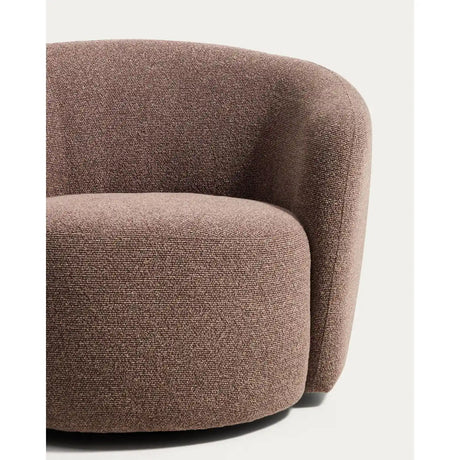 Drehsessel Odenia mit Micro-Bouclé in verschiedenen Farben von Kave Home – Bild 9