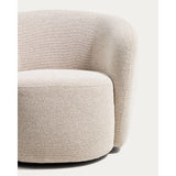 Drehsessel Odenia mit beigem Micro-Bouclé von Kave Home – Bild 9