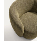 Drehsessel Odenia mit olivgrünem Micro-Bouclé von Kave Home – Bild 10