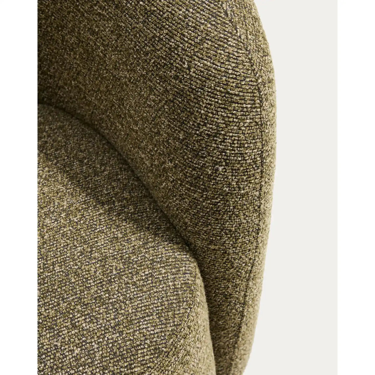 Drehsessel Odenia mit olivgrünem Micro-Bouclé von Kave Home – Bild 11