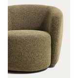 Drehsessel Odenia mit olivgrünem Micro-Bouclé von Kave Home – Bild 9